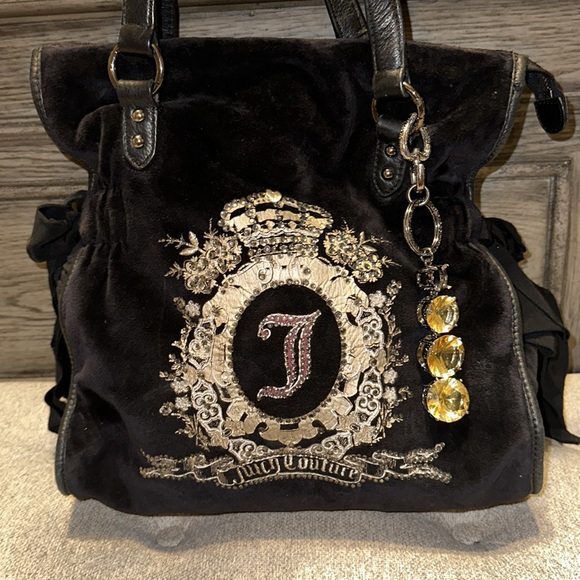 Juicy Couture Handbags - Vintage Juicy Couture Velour Purse! Y2K!